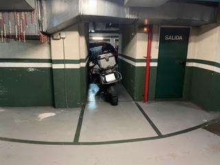 Parking moto en Santalo