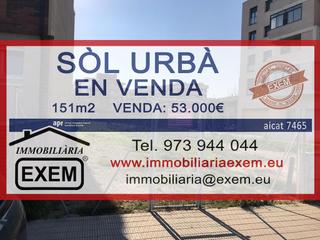 Terreny residencial  D'agramunt. Suelo urbano de 151 m en venta en el barrio de la bordeta.