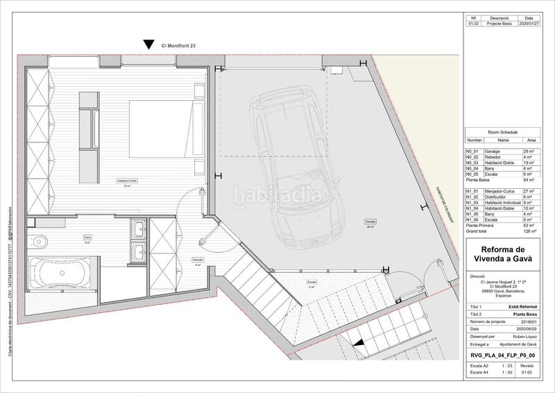 Foto fa7ddcdf-7987-4c0c-8f65-9835b8f0e513. Casa a schiera con riscaldamento parcheggio in Passeig Maragall Gavà