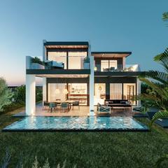 Xalet a Nueva Atalaya. Promoción de villas en el campanario, estepona