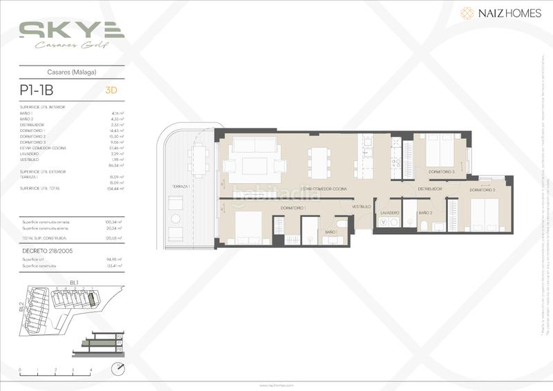 Foto c4c357f6-1e30-4536-8bf0-9eeeeefd3a94. Pis 100m<sup>2</sup> amb piscina a Casares golf - Casares del sol Casares