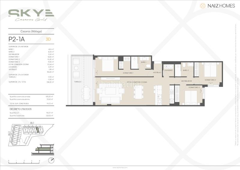 Foto cc090016-f4bf-4584-a19f-a9c2a5d26355. Etagenwohnung 100m<sup>2</sup> mit pool in Casares golf - Casares del sol Casares