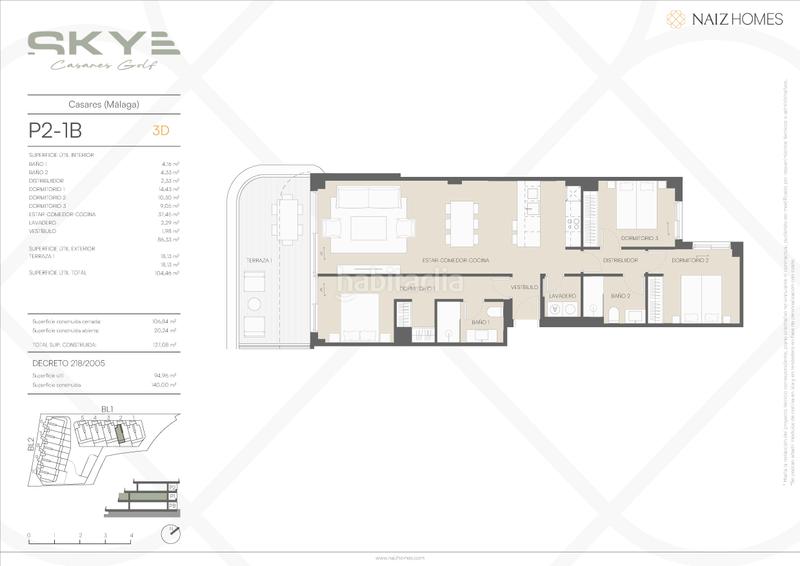Foto 8bed3bed-c856-48d8-a93d-febf6dd50cc4. Appartement 106m<sup>2</sup> avec piscine dans Casares golf - Casares del sol Casares