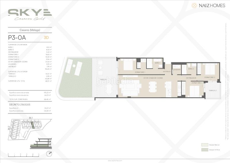 Foto 38800942-2158-4bac-a5b8-e07973cac384. Rez-de-chaussée 100m<sup>2</sup> avec piscine dans Casares golf - Casares del sol Casares