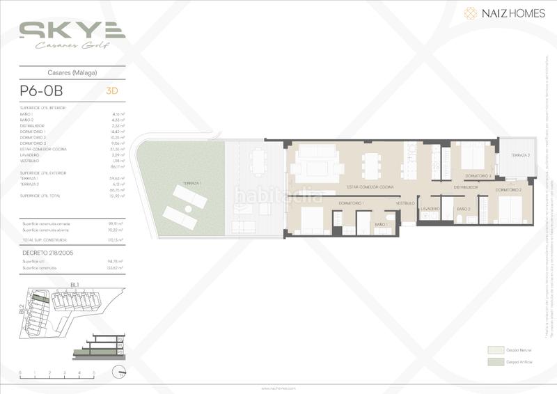 Foto fada922b-bfeb-47de-97be-b5b80721cad5. Appartamento 99m<sup>2</sup> con piscina in Casares golf - Casares del sol Casares