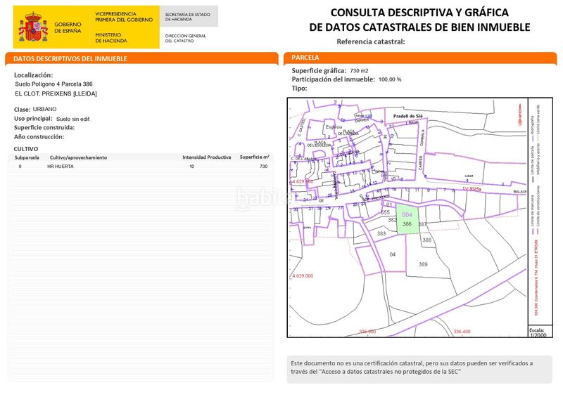 Foto 62438043-bdf9-4770-862a-f7e9c977dcee. Terreno residencial en cami dels horts-ag 3 parcel·la en venda a pradell en Preixens