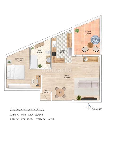 Foto 13be9915-48fc-4011-a911-b4e2b778492b. Dachwohnung in Cártama