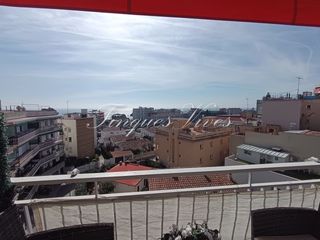 Etagenwohnung in Caldes d´Estrac. Acogedor piso con vistas al mar