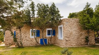 Casa in Formentera. Formenetra  villa con esencia mediterránea en cala en baster