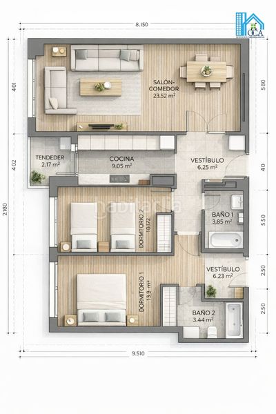 Foto ee7de1ac-b721-4f67-b8e3-474088a95093. Pis amb calefacció piscina a Almendrales Madrid