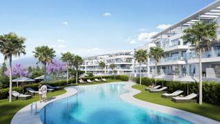 Pis a El Faro de Calaburra - Chaparral. Mijas costa  piso de lujo 4 dormitorios urbanización con 3 pisci