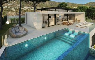 Chalet à Mijas pueblo. Lomas de mijas  villa, 4 dormitorios, piscina, garaje, terraza