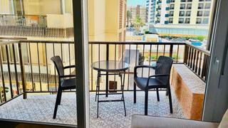Apartament a Puerto Deportivo. Fuengirola 1 línea de playa  piso, 2 dormitorios, terraza, parki