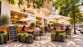 Geschäftsraum in Avenida de italia 1. Local de hostelería en venta en granada  192 m2, terraza, cocina