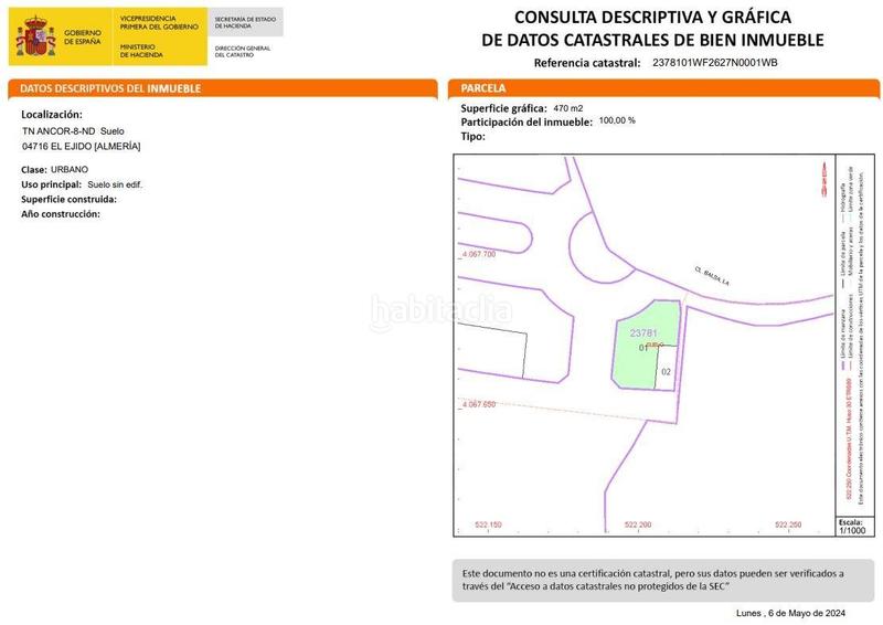 Foto d464036e-b737-4f68-93e8-05bca0bb661d. Terreno residenziale in Las Norias Ejido (El)