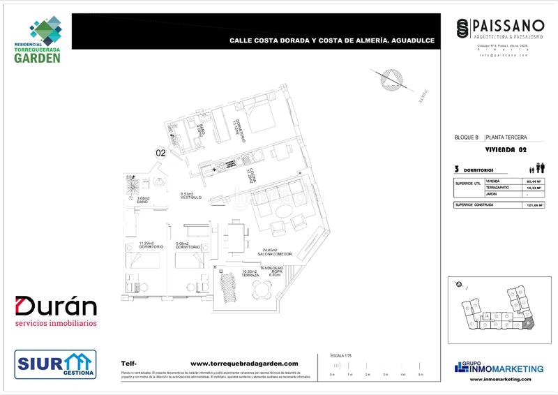 Foto 012c0952-59c4-4c47-ac0e-7dddbe7a8d4c. Appartement 121m<sup>2</sup> avec parking piscine dans Aguadulce Sur Roquetas de Mar