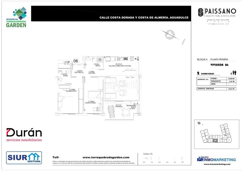 Foto b6318ea5-89a8-4050-8ea2-5fa0187707cc. Flat 93m<sup>2</sup> with parking pool in Aguadulce Sur Roquetas de Mar