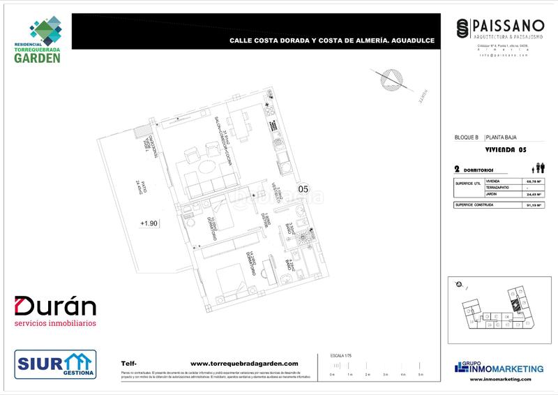 Foto f4651d3b-310e-4030-b6d8-de23a56ebd8d. Ground floor 91m<sup>2</sup> with parking pool in Aguadulce Sur Roquetas de Mar