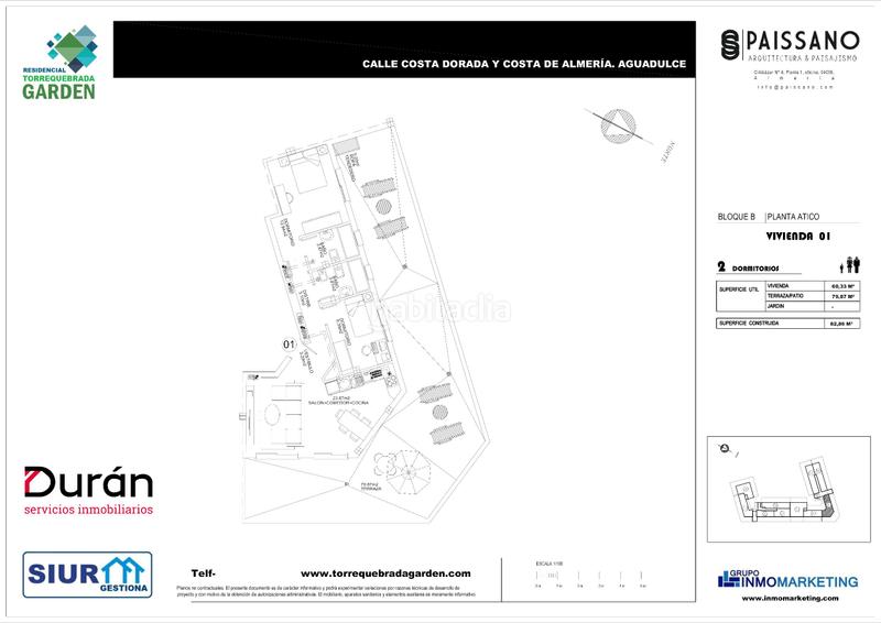 Foto 25986678-fef7-49e0-b1fb-ed8d71ebbc9a. Dachwohnung 93m<sup>2</sup> mit parking pool in Aguadulce Sur Roquetas de Mar