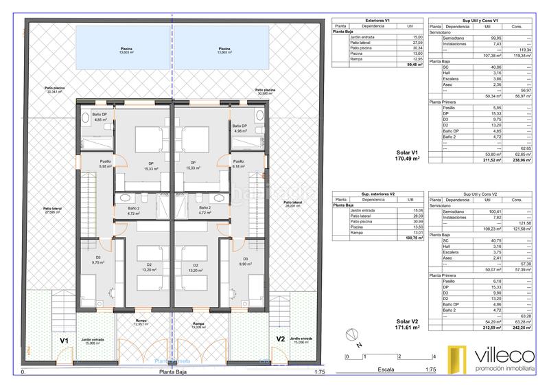 Foto 72b51dc2-d628-48e7-ae9d-06de874fa3e8. Chalet en calle del área de actuación 16 36 villas pareadas en Peligros