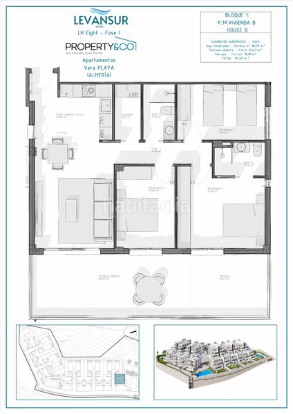 Foto d5f40420-e88f-434d-8df7-7ca68fac21e9. Appartement 86m<sup>2</sup> mit parking pool in Las Salinas Vera