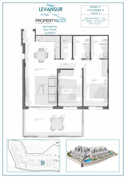 Foto e3a550e2-42b8-4ad8-a24d-d5e32ef091c8. Appartement 86m<sup>2</sup> mit parking pool in Las Salinas Vera