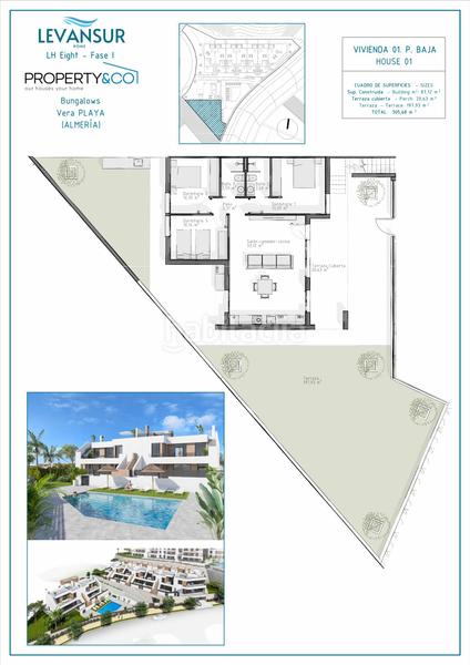 Foto 17911782-e64b-4e62-9b33-a7337fa55b01. Ground floor 87m<sup>2</sup> with parking pool in Las Salinas Vera