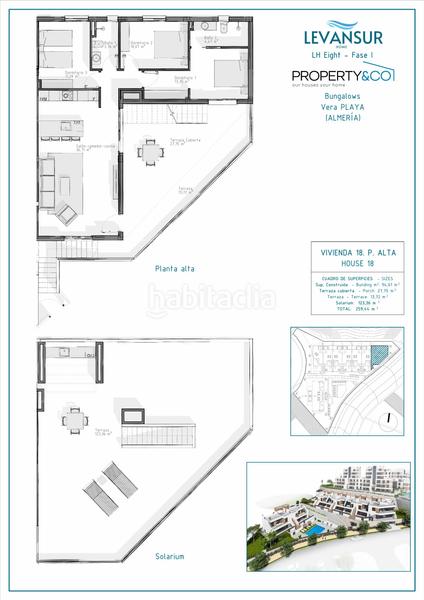 Foto 95995854-86d9-4b0b-9943-84c807dff263. Penthouse 94m<sup>2</sup> with parking pool in Las Salinas Vera