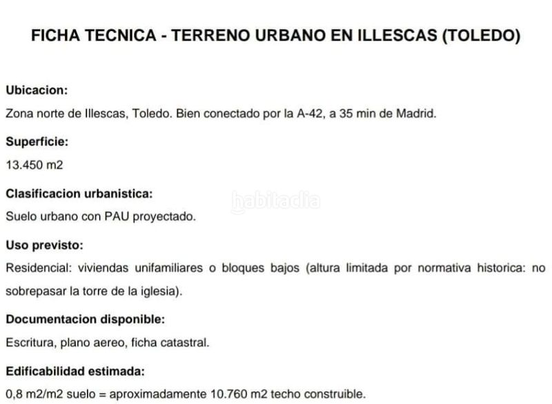 Foto e014f33b-712c-4cf4-9a8d-ae525acfd08a. Terreny residencial a Parque Manuel de Vega-Carretera de Ugena Illescas