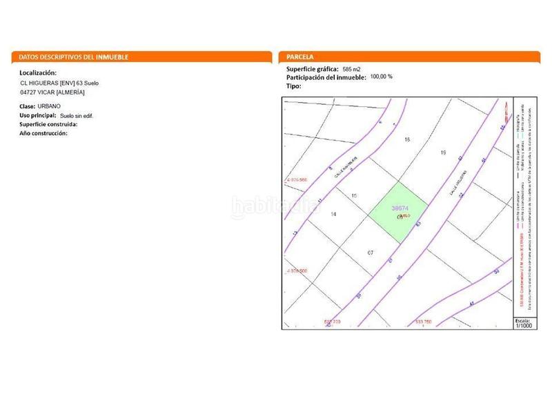 Foto 1f9b2a1a-55dd-4806-9932-1114f0405589. Terreno residenziale in La Envía Vícar