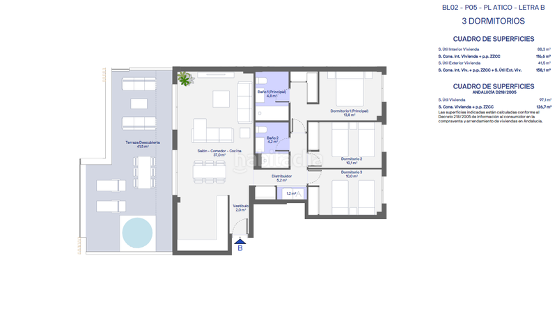 Foto 6501e0a0-95ec-423f-bd64-1960f426f8b8. Apartamento magnífico ático de 3 dormitorios con gran solarium en Casares