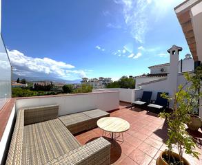 Casa adossada a Alcorrín. Fantastic corner townhouse with terrace and panoramic sea and mo