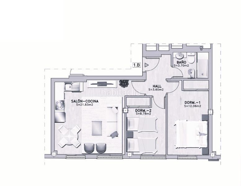 Foto 73475e41-1a3a-4ea5-b4aa-ac9edc6171ce. Pis amb aparcament a La Merced Málaga