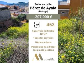 Terreny residencial a Calle pérez de ayala 14