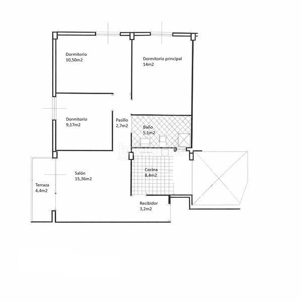 Foto 542a30c6-0c8b-4152-95b4-6821d31d6974. Pis a Gibralfaro Málaga