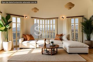 Pis  Principal. Emblemática vivienda en el corazón del soho de málaga, con vista