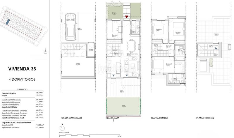 Foto 0a03ae71-e219-4d5e-8b9d-bc85ccc41080. Casa adosada en el corazón de churriana, a estrenar, obra iniciada, complejo de tan solo 37 viviendas , calidad , diseño y confort, perfectamen en Málaga