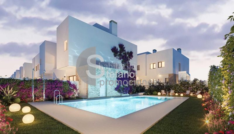 Foto f150bb21-5232-4d8e-8811-22ef35a82955. Casa adosada en el corazón de churriana, a estrenar, obra iniciada, complejo de tan solo 37 viviendas , calidad , diseño y confort, perfectamen en Málaga
