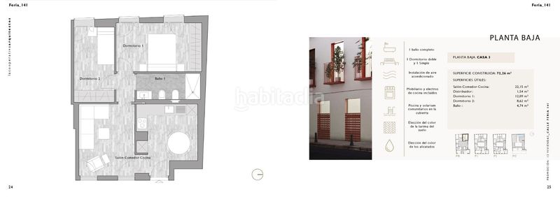 Foto 625b66e6-99f7-4f2d-a6ee-0004747fd055. Pis amb piscina a San Gil Sevilla