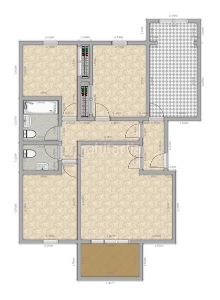 Foto d1a49963-44f9-4b67-a602-5d902bfe2646. Piso  en venta en avda ramón y cajal en Ciudad Jardín Sevilla