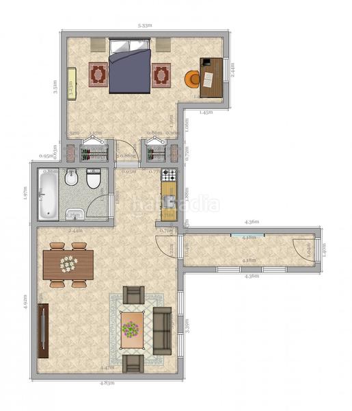 Foto 608a6320-4c11-46aa-b73e-ede0a9a566e4. Apartment with heating in Encarnación - Regina Sevilla