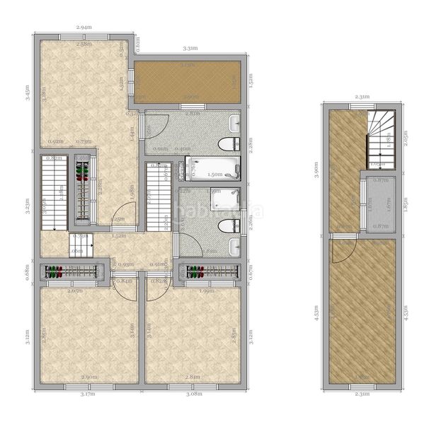 Foto c3ac428e-5b23-478a-8177-63ac526188ab. Casa adossada amb calefacció aparcament a Gines
