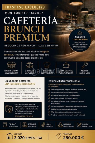 Foto 5892352d-c9e3-4292-b1cb-a766281ddc48. Traspaso local comercial se traspasa exclusiva cafeteríaheladería brunch con obrador!!! en Montequinto