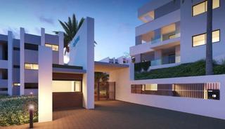 Apartament a Manilva Pueblo. Este commplejo de apartamentos esta situado de manera que ofrece