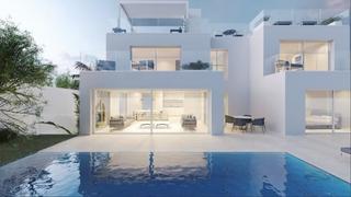 Maison à Mijas pueblo. 3 villas de lujo y independientes en mijas-costa en primera líne
