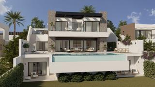 Xalet a Alcorrín. Un oasis de lujo con vistas panorámicas al mar: villa de 5 dormi
