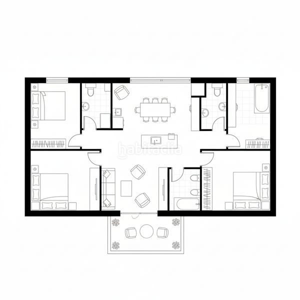 Foto f1a20a0a-fe1c-44ec-b985-6aa1f32ff892. Miete etagenwohnung in calle la pacheca alta 22 in Benahavís