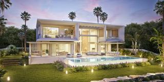 Xalet a Ojén. Espectacular villa contemporánea con impresionantes vistas al ma
