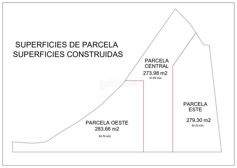 Foto 4faba359-a77b-4820-b2f4-e32b5ae99831. Terreno residencial tres parcelas urbanas de 279 m2 costa, con superficies construidas de 243, 214 y 222 m2 respectivamente, incluyen salone en Torrox