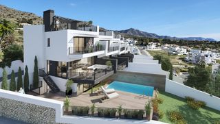 Casa adossada a Capistrano. Exclusivos chalets adosados de lujo de estilo moderno en nerja.